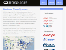 Tablet Screenshot of cztechnologies.net